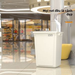 Large Square Home Trash Can 20L