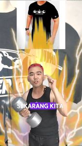 Baju Kaos Fitness Body Power Gym Bodyfit Elastis