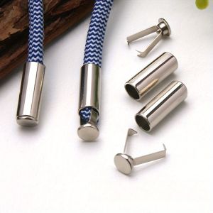 10pcs Heavy Duty Cord Locks Adjustable Metal Clips Secure Fastening for Shoelaces Bags Hoodies DIY Crafts Organizing Cables