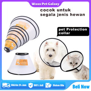Corong Pelindung Leher Kucing Anjing: Penutup Kepala Anti Gigit Jilat