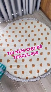 Tặng kèm túi Bộ túi nệm cho bé đi học xinh xắn vải Tencel 60s và nhiều kích thước