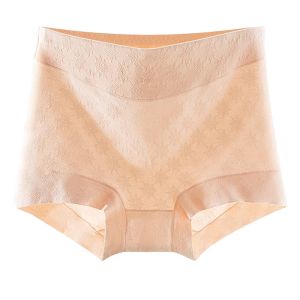JIAZINI | Ladies Pure Cotton High Waist Briefs 2025 New Style Women Full Cotton Mid High Waist Abdomen Control Square Shorts Plus Size