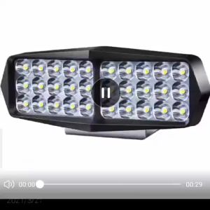 Electric Vehicles E Bike Headlight 30 LED Strong Light Waterproof Lamp 12V-80V For E-Bike Scooter