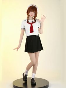 ชุดนักเรียนมัธยมต้น Magia เด็กผู้หญิง Sakura Cosplay ชุดนักเรียนแบบอเนกประสงค์สำหรับผู้หญิง เสื้อผ้าสำหรับตัวละครการ์ตูนญี่ปุ่น