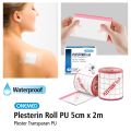 PLESTERIN ROLL PU 5cm x 2m / PLESTER LUKA WATERPROOF / PLESTER LUKA ANTI AIR / PLESTER LUKA ONEMED. 
