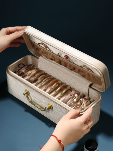 Oransi Jewelry Box High Capacity Velvet Storage Case for Silver Gold Bracelets Large Size Fashion Accessories Organizer