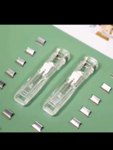 [HCM]Set Kẹp Giấy 8 Ghim Kẹp Bấm Giấy Mini Bằng Kim Loại Đa Năng -Tái Sử Dụng-Hesede