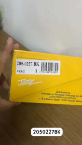 Pallas Jazz School Shoes Black Shoe Single Velcro Strap with Elastic Shoe Lace 2050227BK Kasut Sekolah Kasut Hitam