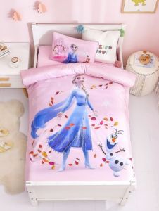 Minnie Princess Cartoon Print Cotton Bedding Set