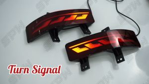 Honda CRV CR-V 2020 2021 2022 2023 Reflector Rear Bumper LED DRL Daylight Running Turn Signal Brake Light Lamp Rear Foglamp