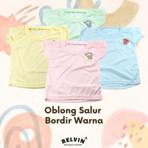 Kaos Oblong Bayi Salur Warna