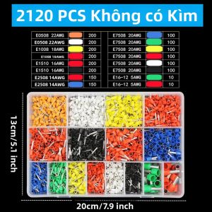 VE Hình Ống Lọn Uốn Thiết Bị Đầu Cuối 400-2120 Chiếc Hộp Dây Cách Điện Đầu Kết Nối Khối Ống Điện Thiết Bị Đầu Cuối Cho Quản Lý Cáp