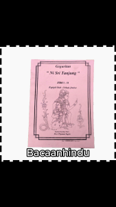 Buku Geguritan Ni Sri Tanjung Agama Hindu I Made Jimbar