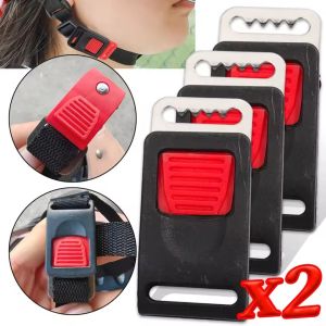 2PCS Motorcycle Helmet Buckles Chin Strap Quick Release Buckle Flexible Clip Helmet Buckles for Bike Motocross Scooter Accessories