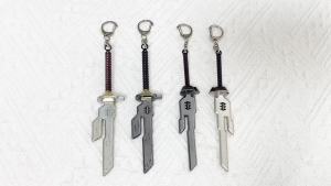Bandai | 1pcs Fushiguro Toji Inverted Spear of Heaven Keychain Nanami Kento Pendant Key Chain for Men Cool Keyring Gift