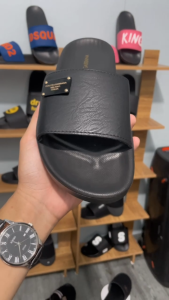 Dép nam nữ quai ngang đẹp. Quai da cao cấp đế cao 3cm chống trơn trượt không thấm nước đủ size 37-43 mua ngay.