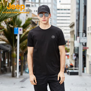 Jeep Lux | Áo thun cotton nhanh khô Jeep Lux dành cho nam mùa hè cổ tròn tay ngắn thể thao chính hãng áo phông thường ngày chất liệu cotton