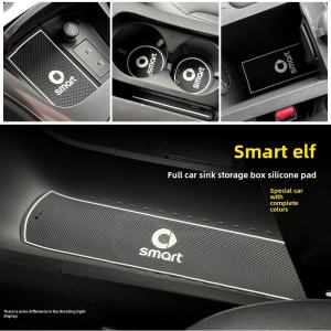 Khe Cắm Cửa Ô Tô Thông Minh Thảm Cốc Nước Miếng Lót Lưu Trữ Chống Trơn Trượt Sửa Đổi Chống Bụi Trang Trí Nội Thất Silicon Thương Hiệu Mẫu Logo