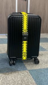 Luggage Strap/Travel Adjustable Printed Luggage Belt Strap with Password Lock Anti-theft