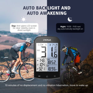 GPS Bike Computer Wireless CYCPLUS M1 Waterproof Speedometer Odometer ANT+ Bluetooth5.0 Cycling Bicycle Accessories
