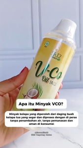 Virgin Coconut OIL VICO VCO Minyak Kelapa Murni SR12 Atasi Ruam Popok Biang Keringat untuk kesehatan