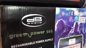 DBaudio 100W Green Power S-65 Rechargeable Super Bass Portable Speaker with Phone Holder