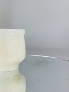 YMS 台湾精美大理石佛贡杯（手工制造）佛贡杯 贡杯 供杯 拜神杯 拜神茶杯 大理石杯 佛具用品 大理石佛具 Taiwan Exquisite 100% Pure Marble Praying Cup 1 pcs