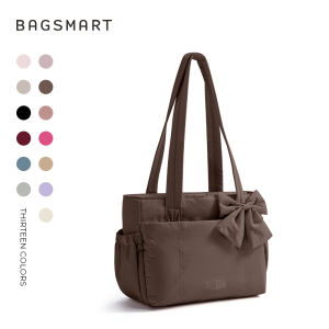 BAGSMART Túi Tote Thời Trang Mới Nữ Đeo Vai Túi Baguette Túi Xách Với 13 "Ngăn Laptop Cho Du Lịch Tập Luyện Thường Ngày