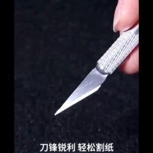 Easy-grip knife precision carving tool for hand cutting DIY journal carving pen blade 手账diy笔刀