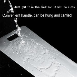 Titanium Cutting Boards for Kitchen Stainless Board Steel Thickened Double Sided Food Grade Portable Fruit Meat Chopping