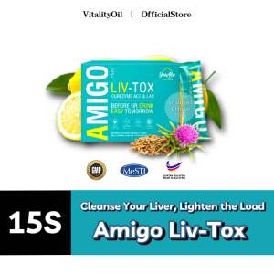 YouMe Amigo Liv-Tox ( Liver Cleanse & Detoxification ) 15 Sachets 养肝排毒 Product of Malaysia @Exp 10/26