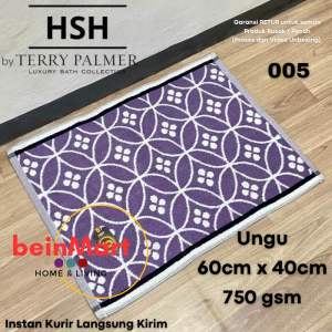 Keset Kamar Mandi Handuk Keset Dapur 60cm x 40cm HSH by Terry Palmer 100% Cotton Combad 005
