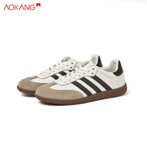 AOKANG cổ điển Đức Giày luyện tập phụ nữ Forrest Gump giày trắng nhỏ ánh sáng phẳng thể thao giản dị đệm giày