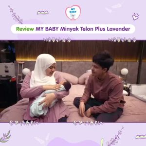 [PAKET HEMAT] 3Pcs 150ML MY BABY Minyak Telon Lavender Plus Minyak Bayi Ungu Tahan 8 Jam 150ml