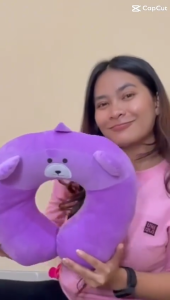 Bantal leher bantal mobil pesawat bantal kereta dll Portable Pillow Travel Pillow Neck Pillow