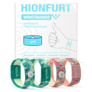 4Pcs Acupressure Wristbands for Motion & Morning Sickness Relief - Natural Drug-Free Solution for Cruise Travel