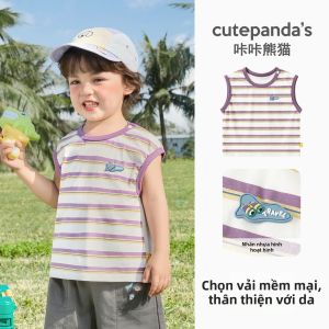 CUTEPANDAS | Áo Gile Mỏng Cotton Cho Trẻ Em Mùa Hè
