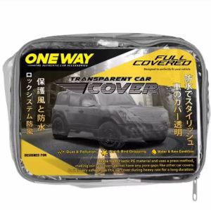 Cover Sarung Penutup Mobil All New Avanza Transparan Tebal Plastik PE 80 Micron 100% Anti Air