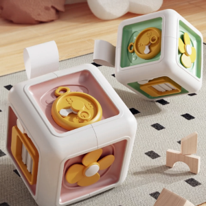 ของเล่นเด็ก องเล่นเพื่อการศึกษา สําหรับเด็ก ของเล่นเด็ก1 ปี ลูกบาศก์รูบิค การตรัสรู้ การศึกษาปฐมวัย กล่องกิจกรรม