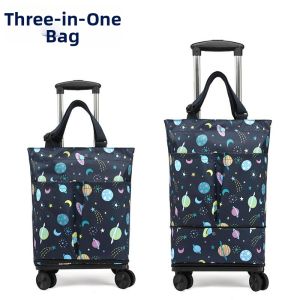 Niofeel | Multifunctional Folding Portable Stainless Steel Trolley
