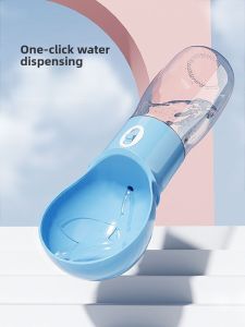 Portable Dog Water Bottle Outdoor Drinking Fountain Pet Accessories Carry-On Cup Dog Outings Water Dispenser Pet Supplies