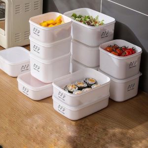 Hộp Nhựa Đựng Thực Phẩm Tủ Lạnh Lò Vi Sóng Đựng Cơm Bảo Quản Thức Ăn Hộp Trữ Đông Đồ Ăn