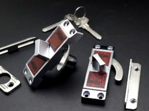 Sliding Door Latch Lock Accordion Door Latch Universal Twist Lock for Window Balcony Patio Door