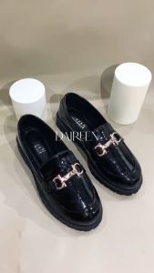 Erdate sepatu wanita slip on marry Jane JHISO model terbaru 2023 warna hitam size 37-40