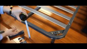 Bed Support Clamp Leg Adjustable Bed Leg Support Column Bedside Support Reinforcement Leg 3 × 3 feet Support Feet for Bed Frame