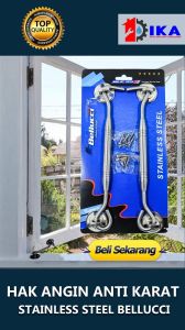 Hak Angin Bellucci / Window hook / Kait jendela / HA BLC 304-8  Hak Angin Bellucci 8" isi 2 pcs