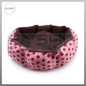 Polka Dot Design Octagonal Soft Pet Bed