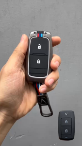 Ốp Chìa Khóa Xe Điện V.i.n.f.a.ss.t VF3 VF5 Fadil Lux A Lux SA Hợp Kim Cao Cấp Họa Tiết 3 Sọc Màu Sang Trọng Bền Bỉ Thời Trang