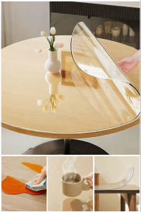 GANI | Transparent Protective Table Cover Waterproof Oil-resistant Easy Clean