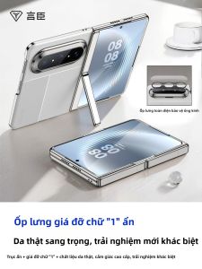 YANCHEN | Ốp Lưng Da Thật Bảo Vệ Toàn Diện cho PuraXMax với Chân Đứng Ẩn